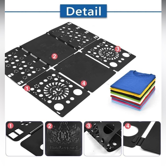 Black Shirt Folding Board - Picture 4 of 7